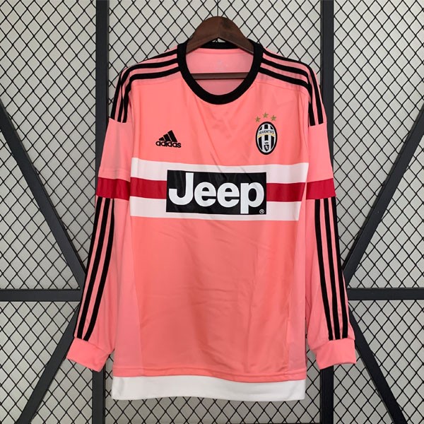 Tailandia Camiseta Juventus 2ª ML Retro 2015 2016